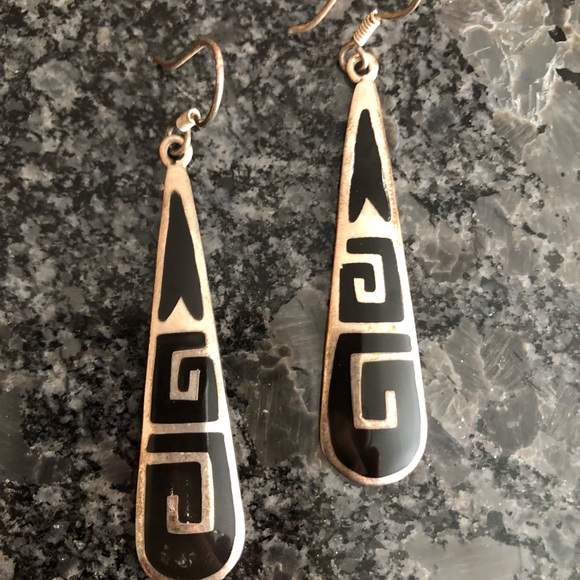 Jewelry - Taxco Sterling Silver Earrings Signed by Artist